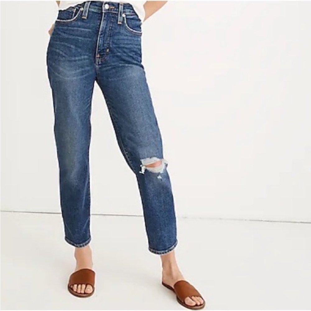 Madewell Mom Jean Sz 34 with Comfort Stretch